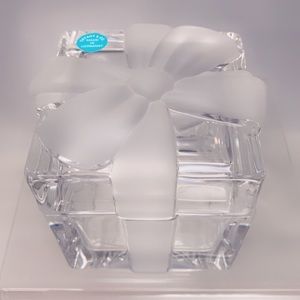 Tiffany’s crystal gift box, brand new.